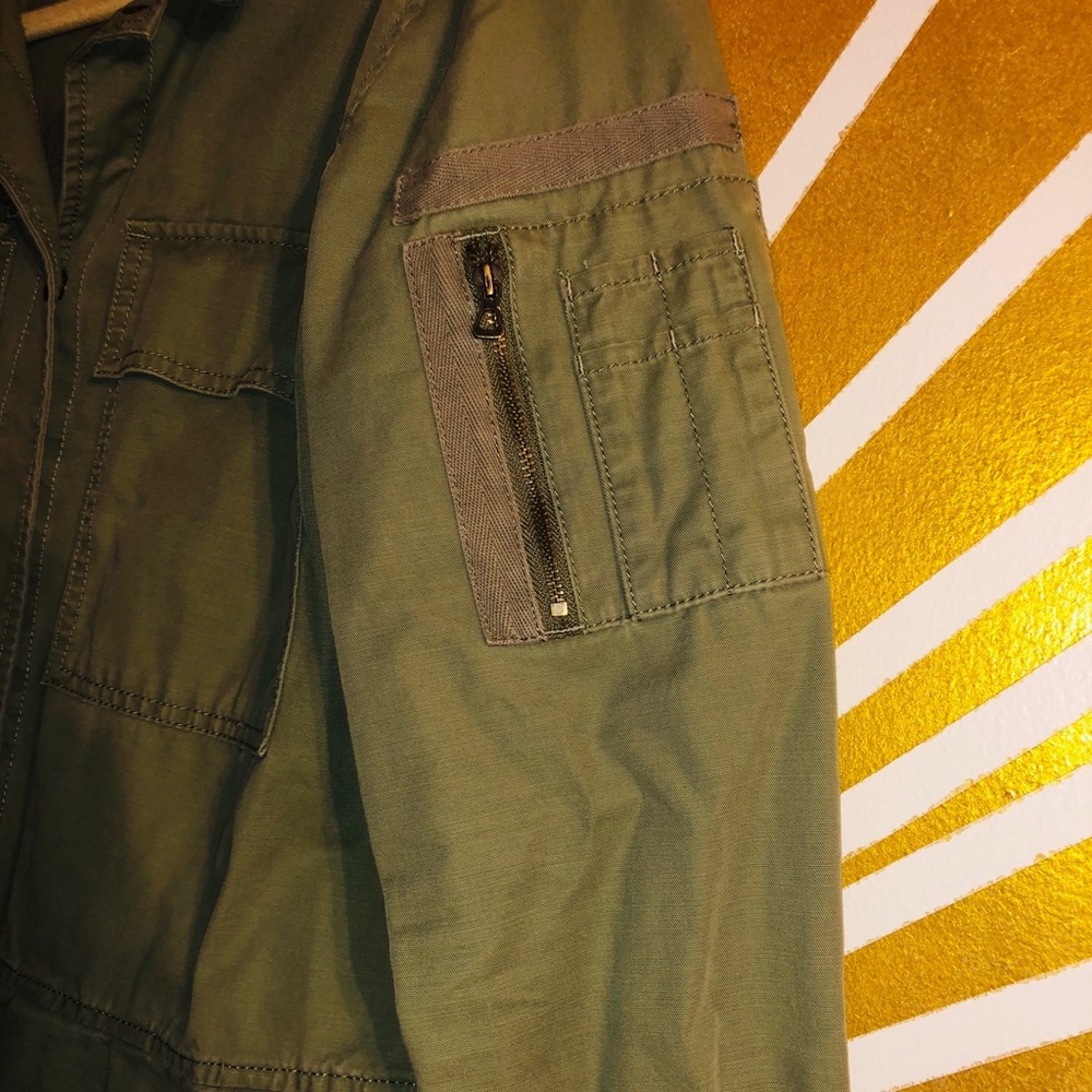 Gap Army Green Springtime Jacket - image 3